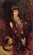 Portrait of Empress Elisabeth Anton Romako